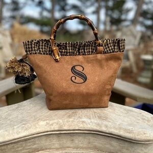 Lula Belle suede purse